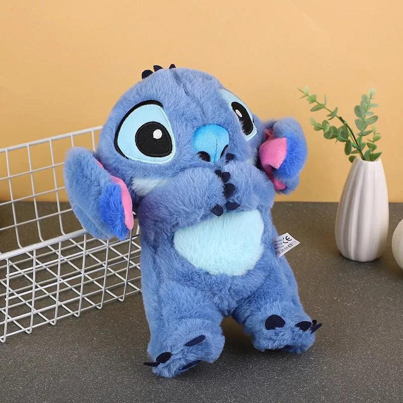 Boneco de Peluche Stitch com luz suave e melodia, ideal para crianças - Universo Mix