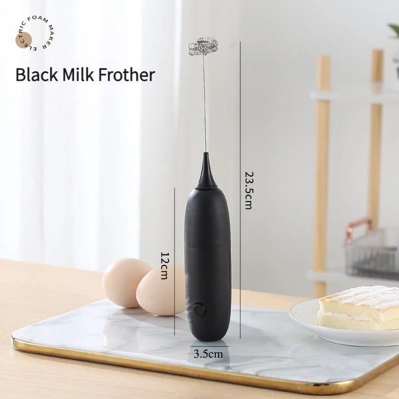 Batedor de ovos e mixer portátil automático para café e leite - Universo Mix