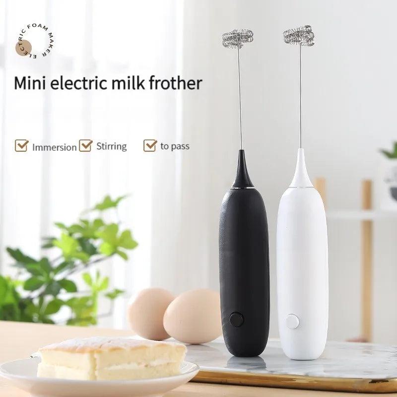 Batedor de ovos e mixer portátil automático para café e leite - Universo Mix