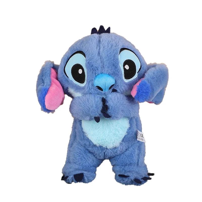 Boneco de Peluche Stitch com luz suave e melodia, ideal para crianças - Universo Mix