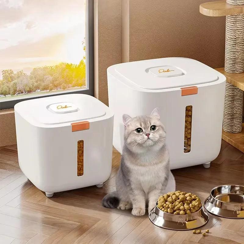 Recipiente de armazenamento para ração Pet, com vedação hermética à prova de água - Universo Mix